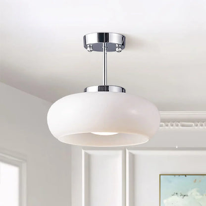 Plafonnier Luminaire Rond Style Bauhaus - Veda-Plafonnier-Olloret