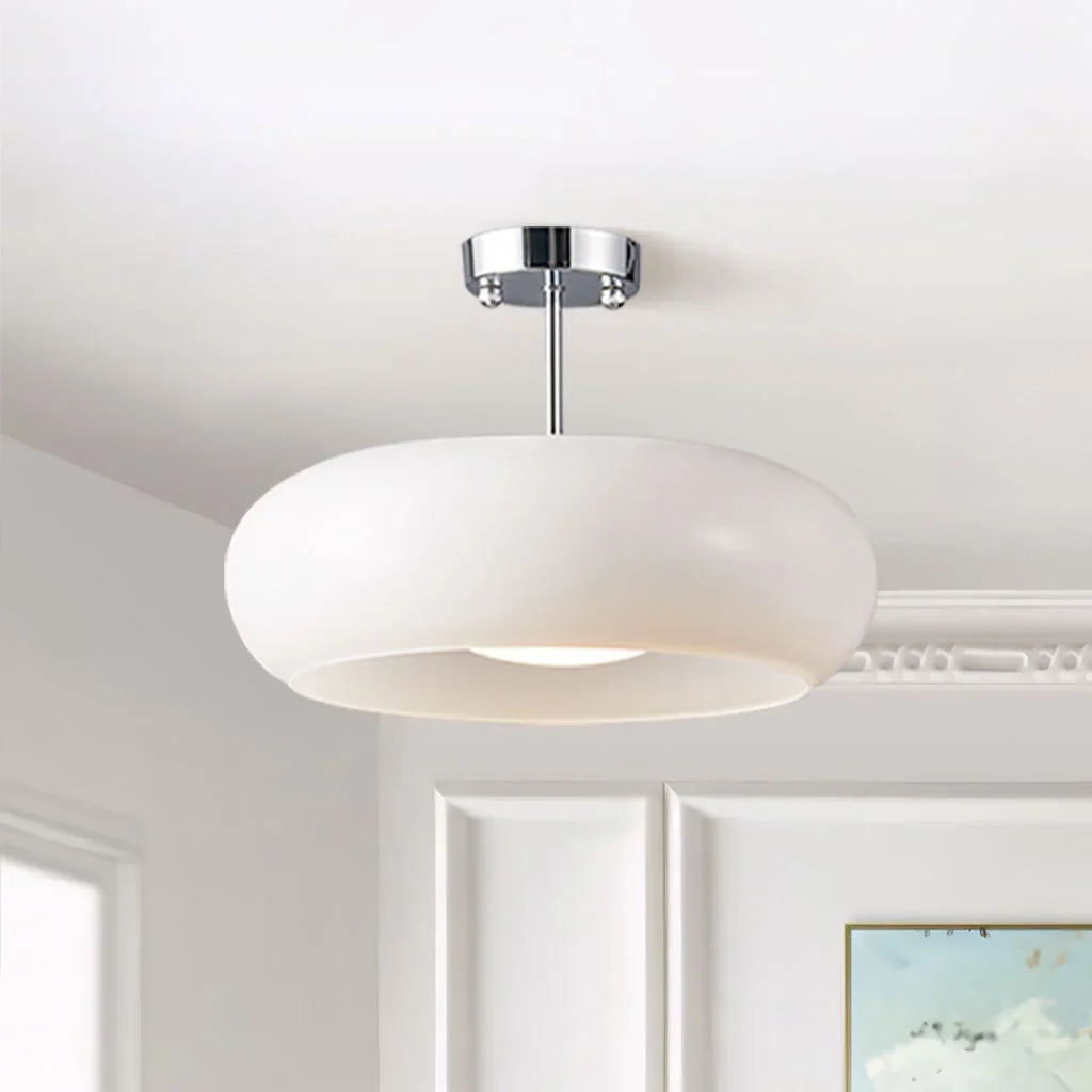 Plafonnier Luminaire Rond Style Bauhaus - Veda-Plafonnier-Olloret