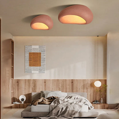 Plafonnier Luminaire Style Wabi-Sabi Naturel et Élégant - Saburo-Plafonnier-Olloret