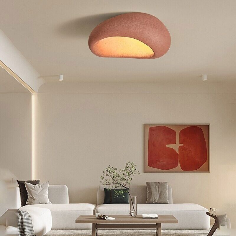 Plafonnier Luminaire Style Wabi-Sabi Naturel et Élégant - Saburo-Plafonnier-Olloret