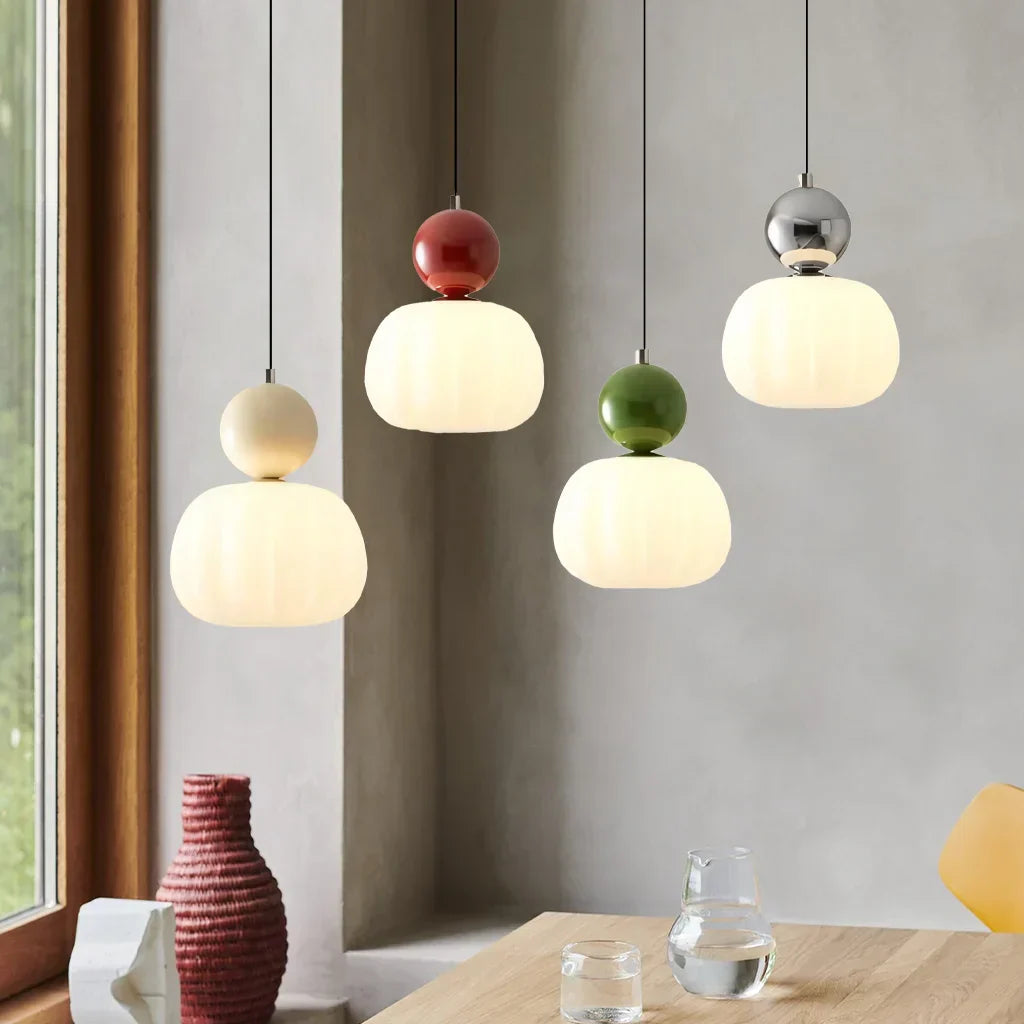 Suspension Luminaire Art Déco Crème Élégante - Scout-suspension luminaire-Olloret