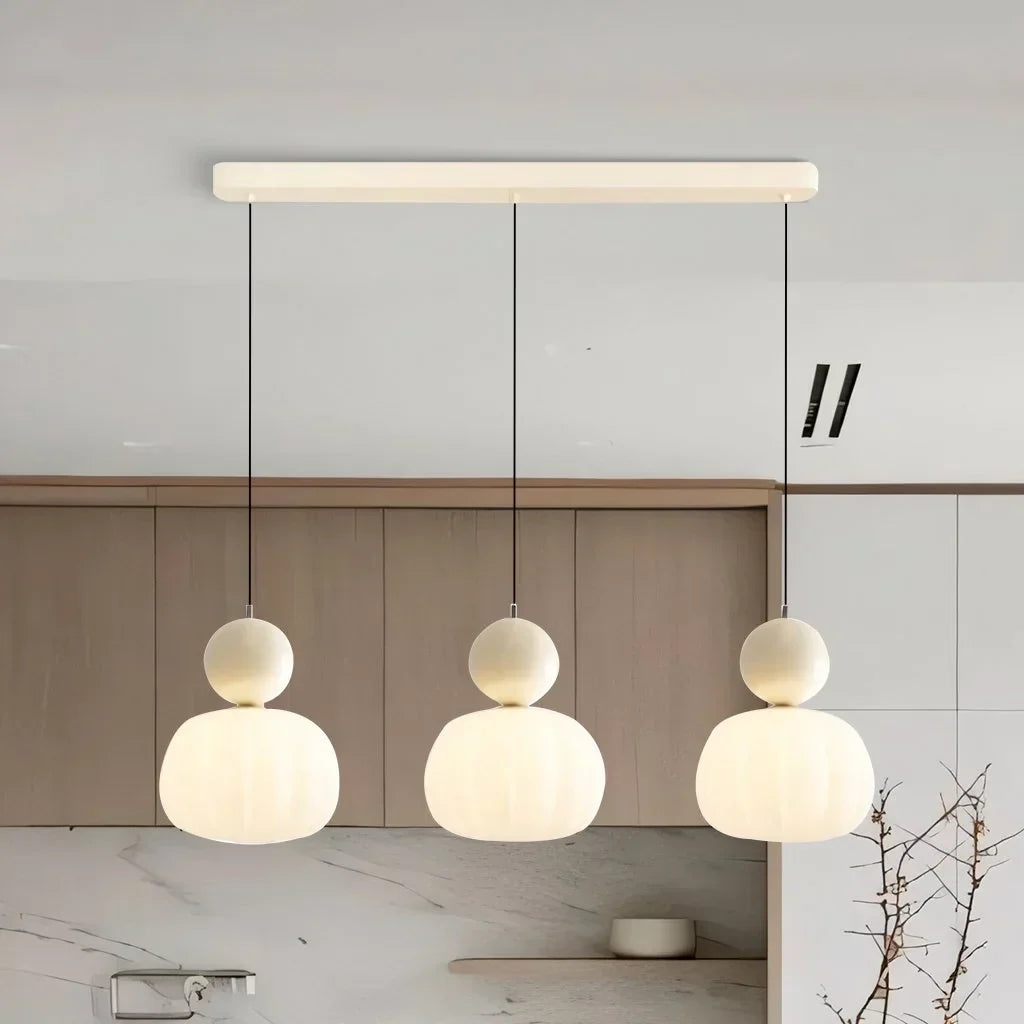 Suspension Luminaire Art Déco Crème Élégante - Scout-suspension luminaire-Olloret
