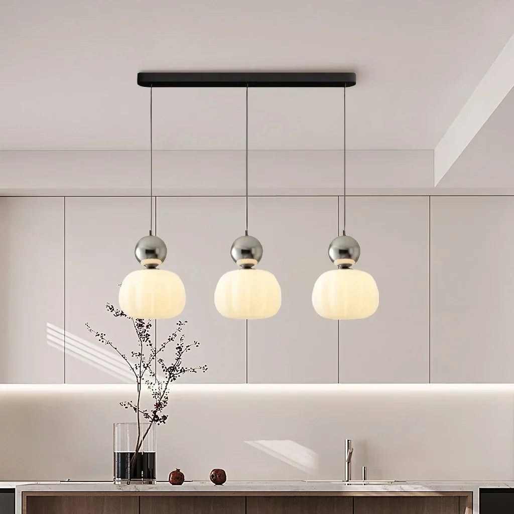 Suspension Luminaire Art Déco Crème Élégante - Scout-suspension luminaire-Olloret