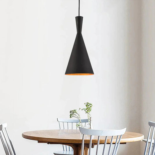 Suspension Luminaire Industrielle Noire à LED - Ferro-suspension luminaire-Olloret
