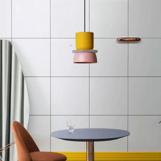 Suspension Luminaire LED Colorée Petit Format - Prisma-suspension luminaire-Olloret