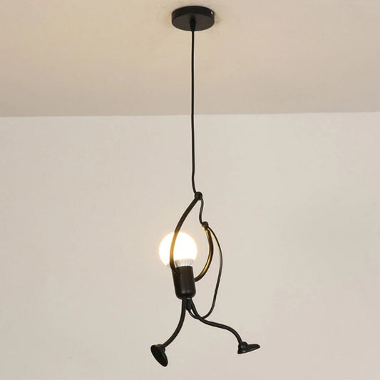 Suspension Luminaire Rétro en Fer Style Industriel - FunkyLight-suspension luminaire-Olloret