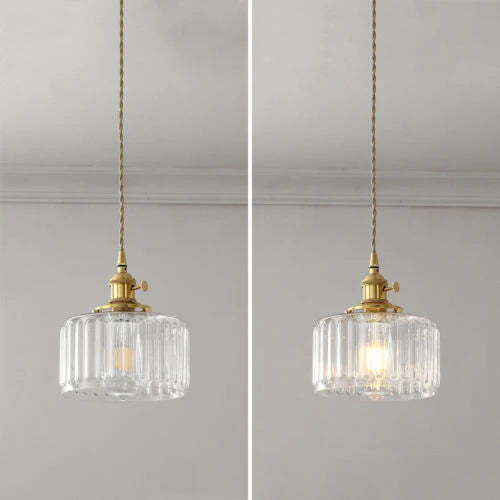 Suspension Luminaire Vintage en Cristal Élégant - Aurora-suspension luminaire-Olloret