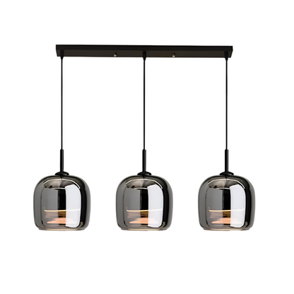 Suspension Luminaire en Verre Noir Style Nordique - Nova-suspension luminaire-Olloret
