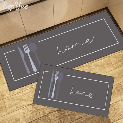 Tapis de Cuisine Lavable Long en Velours Cristal - Kitchen-tapis cuisine-Olloret