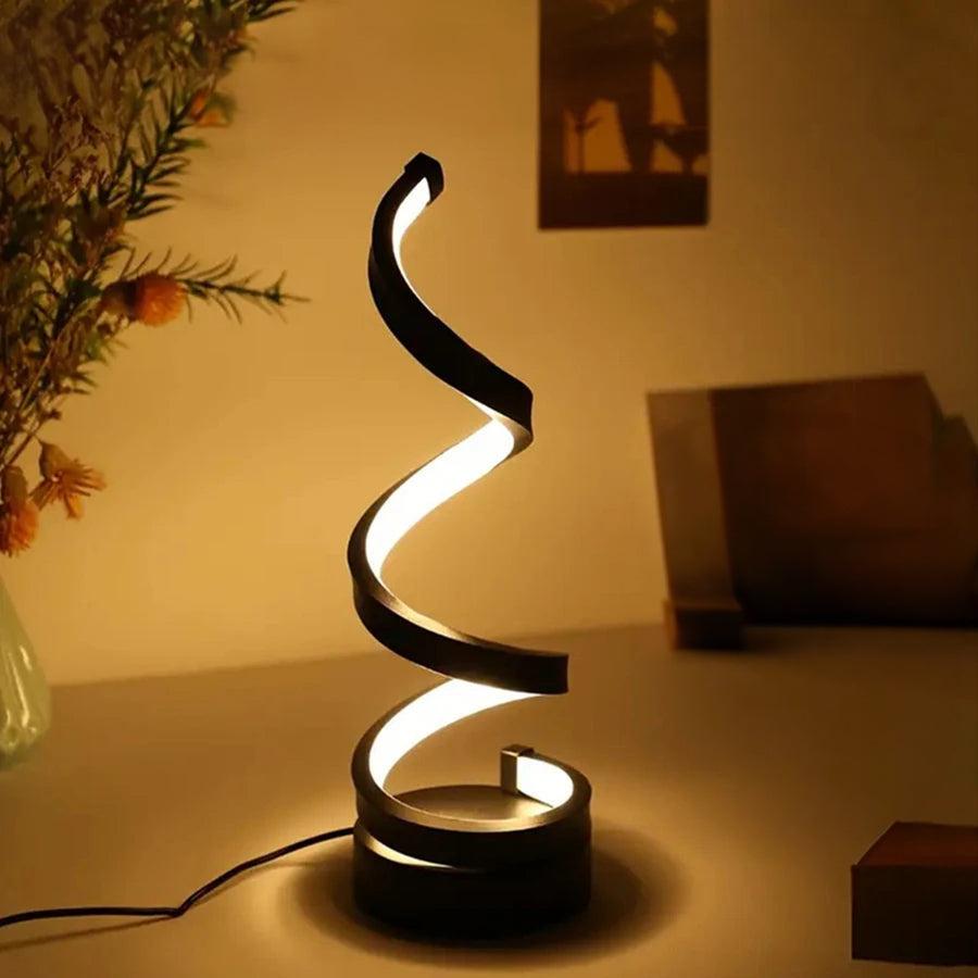 Lampe de Bureau LED Design en Spirale - Luminara-Olloret