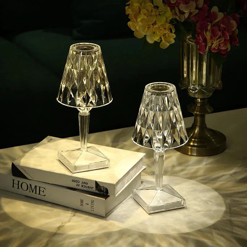 Lampe de Table Cristal Sans Fil - Mantar-Olloret