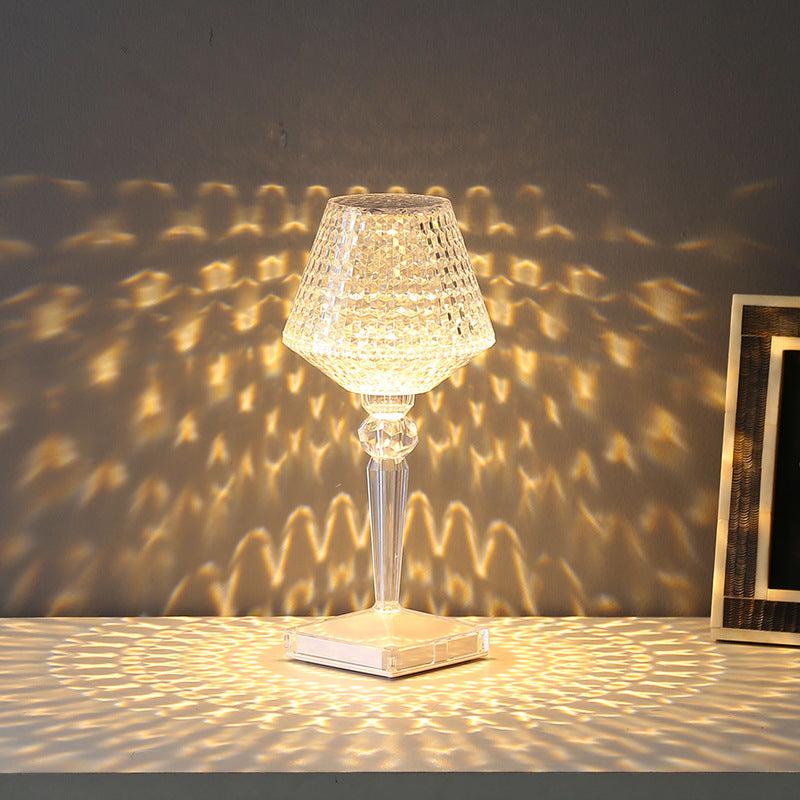 Lampe de Table effet Cristal - Sparkle-Crystal Touch Lamp-Olloret