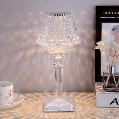 Lampe de Table effet Cristal - Sparkle-Crystal Touch Lamp-Olloret