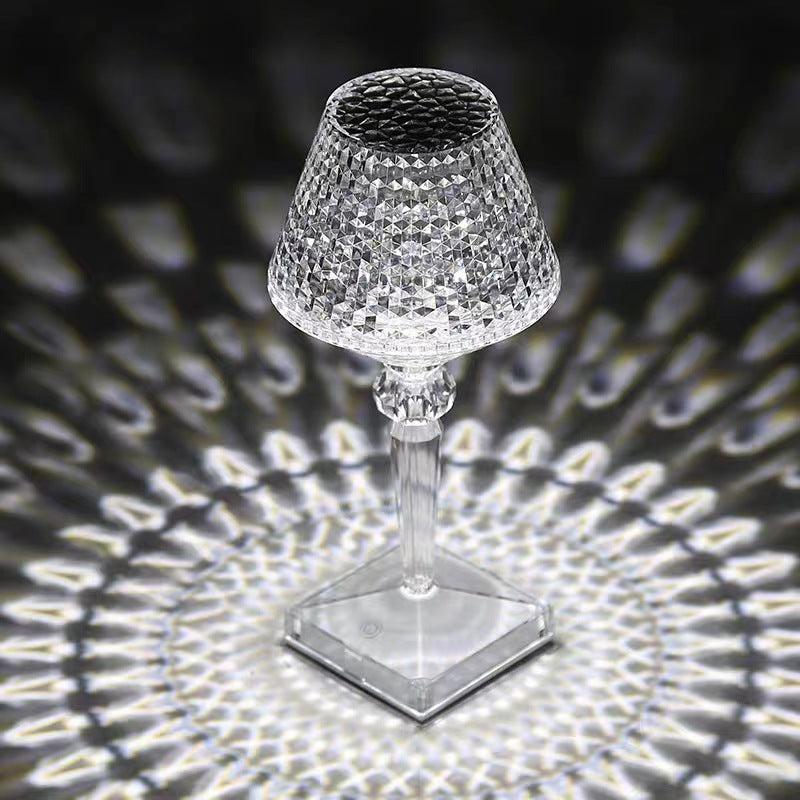 Lampe de Table effet Cristal - Sparkle-Crystal Touch Lamp-Olloret