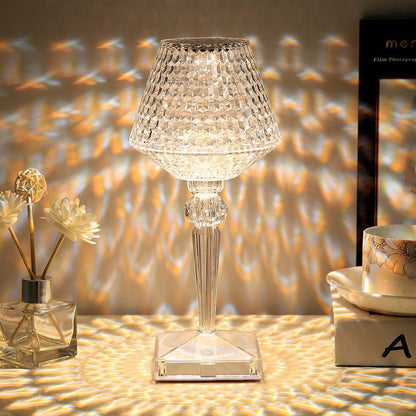 Lampe de Table effet Cristal - Sparkle-Crystal Touch Lamp-Olloret