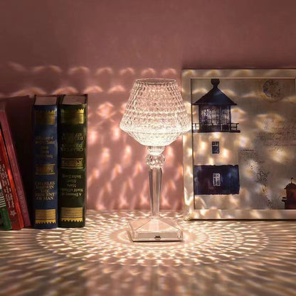 Lampe de Table effet Cristal - Sparkle-Crystal Touch Lamp-Olloret