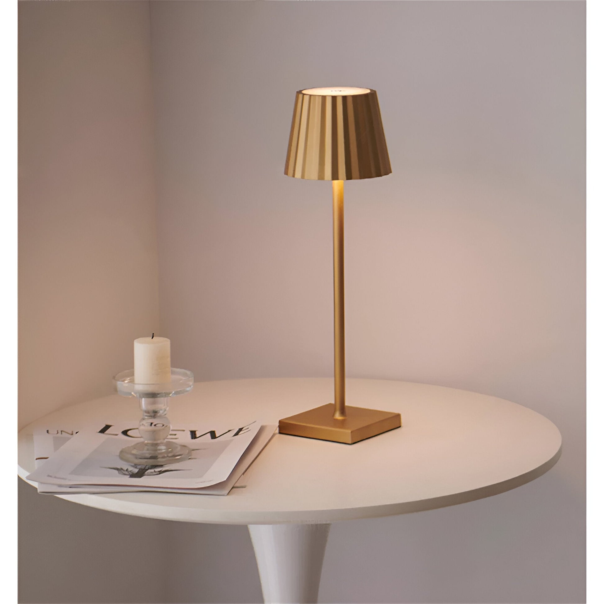 Lampe de Table LED Rechargeable - LuminaTouch-lampe-Olloret