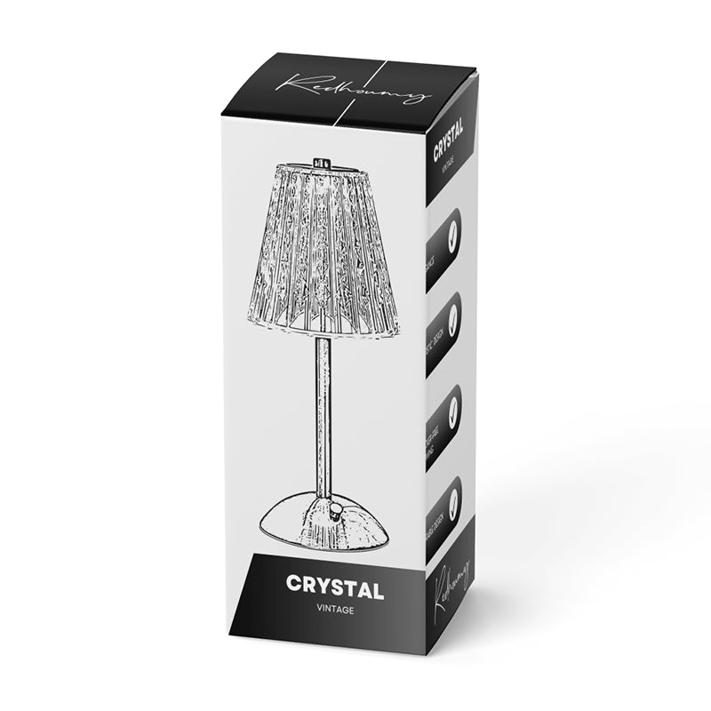 Lampe de Table Sans Fil Élégante - CrystalLight-Cordless Lamp-Olloret